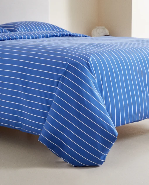Duvet Covers*ZARA Home Striped Duvet Cover Blue