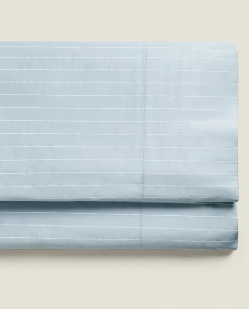 Flat Sheets*ZARA Home Striped Flat Sheet Blue