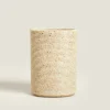 Glasses*ZARA Home Striped Resin Tumbler Beige