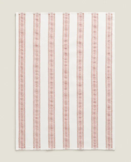 Kitchen Towels, Aprons And Bags*ZARA Home Striped Terrycloth Kitchen Towel Copper