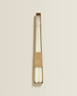 Candles*ZARA Home Taper Candle (Pack Of 2) White