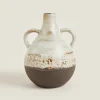 Vases*ZARA Home Terracotta Vase With Handles 4-718