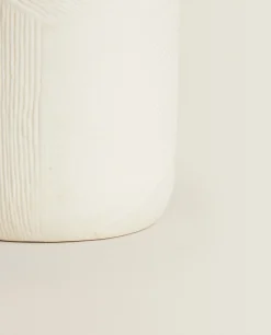 Vases*ZARA Home Textured Ceramic Vase 4-779