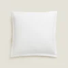 Bedspreads*ZARA Home Textured Throw Pillow Cover White
