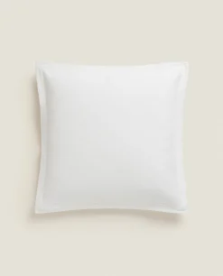 Bedspreads*ZARA Home Textured Throw Pillow Cover White