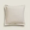 Bedspreads*ZARA Home Textured Throw Pillow Cover Stone