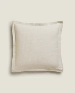 Bedspreads*ZARA Home Textured Throw Pillow Cover Stone
