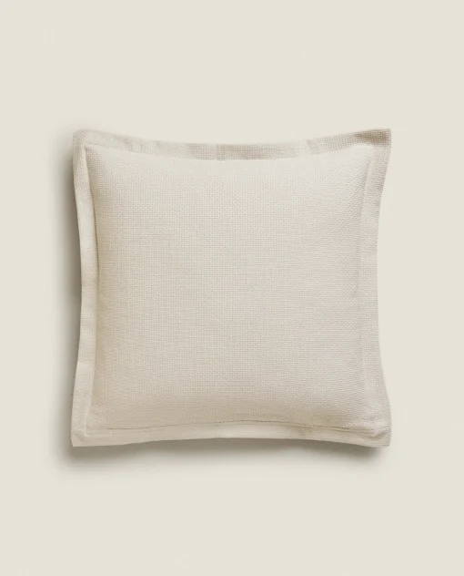 Bedspreads*ZARA Home Textured Throw Pillow Cover Stone