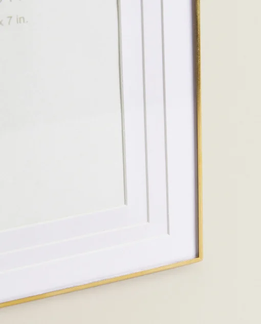 Frames And Canvases*ZARA Home Thin Metal Frame Golden