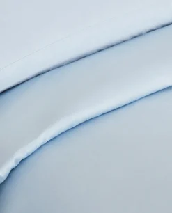 Duvet Covers*ZARA Home (300-Thread-Count) Cotton Sateen Duvet Cover Blue