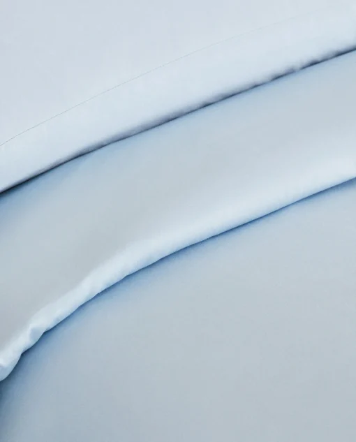 Duvet Covers*ZARA Home (300-Thread-Count) Cotton Sateen Duvet Cover Blue