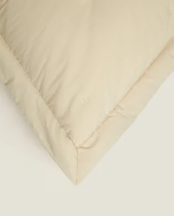 Quilts*ZARA Home Throw Pillow Cover With Dots Beige