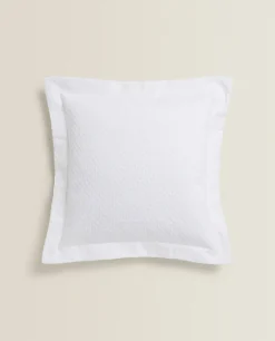 Bedspreads*ZARA Home Throw Pillow Cover With Polka Dot Design White