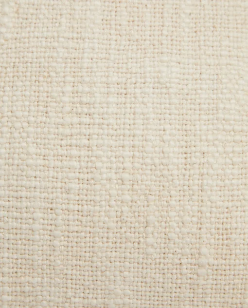 Solid*ZARA Home Throw Pillow Cover With Tassels Cream