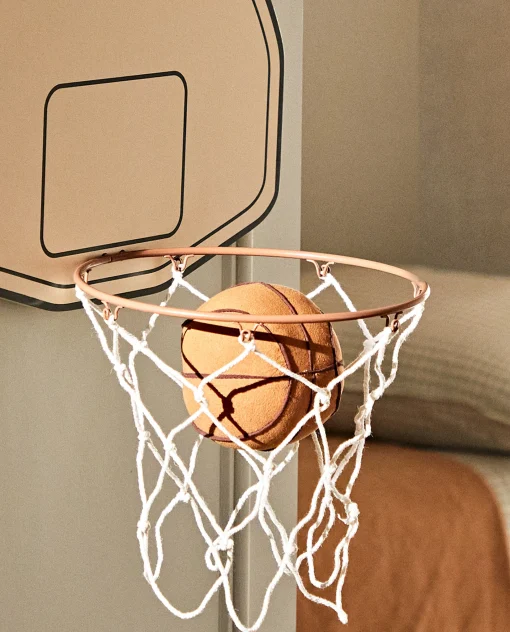 Playing*ZARA Home Toy Basketball Hoop Cream
