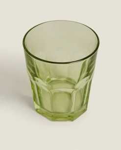 Tumblers*ZARA Home Transparent Water Glass Green