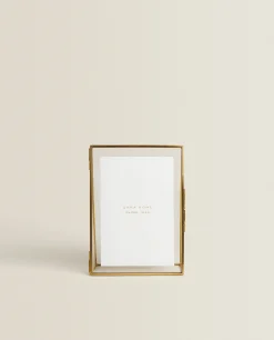 Frames And Canvases*ZARA Home Triangular Frame Golden