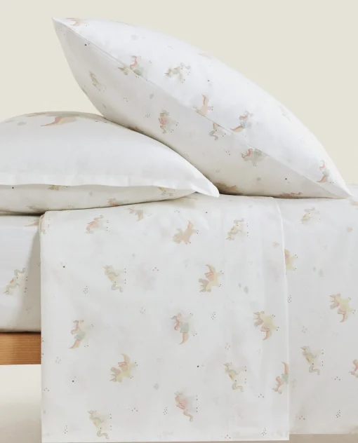 Duvet Covers*ZARA Home Unicorn Print Duvet Cover Pink