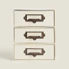 Stationery*ZARA Home Unit With Drawers Cream