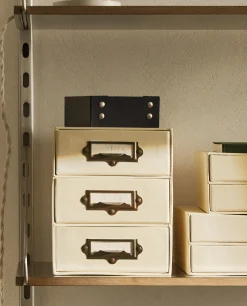 Stationery*ZARA Home Unit With Drawers Cream
