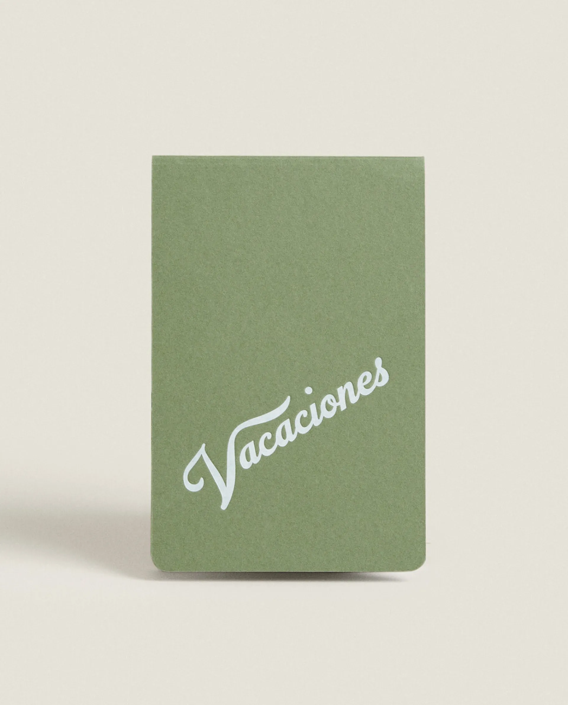 Stationery*ZARA Home Vacaciones Notepad X Saint-Lazare Green