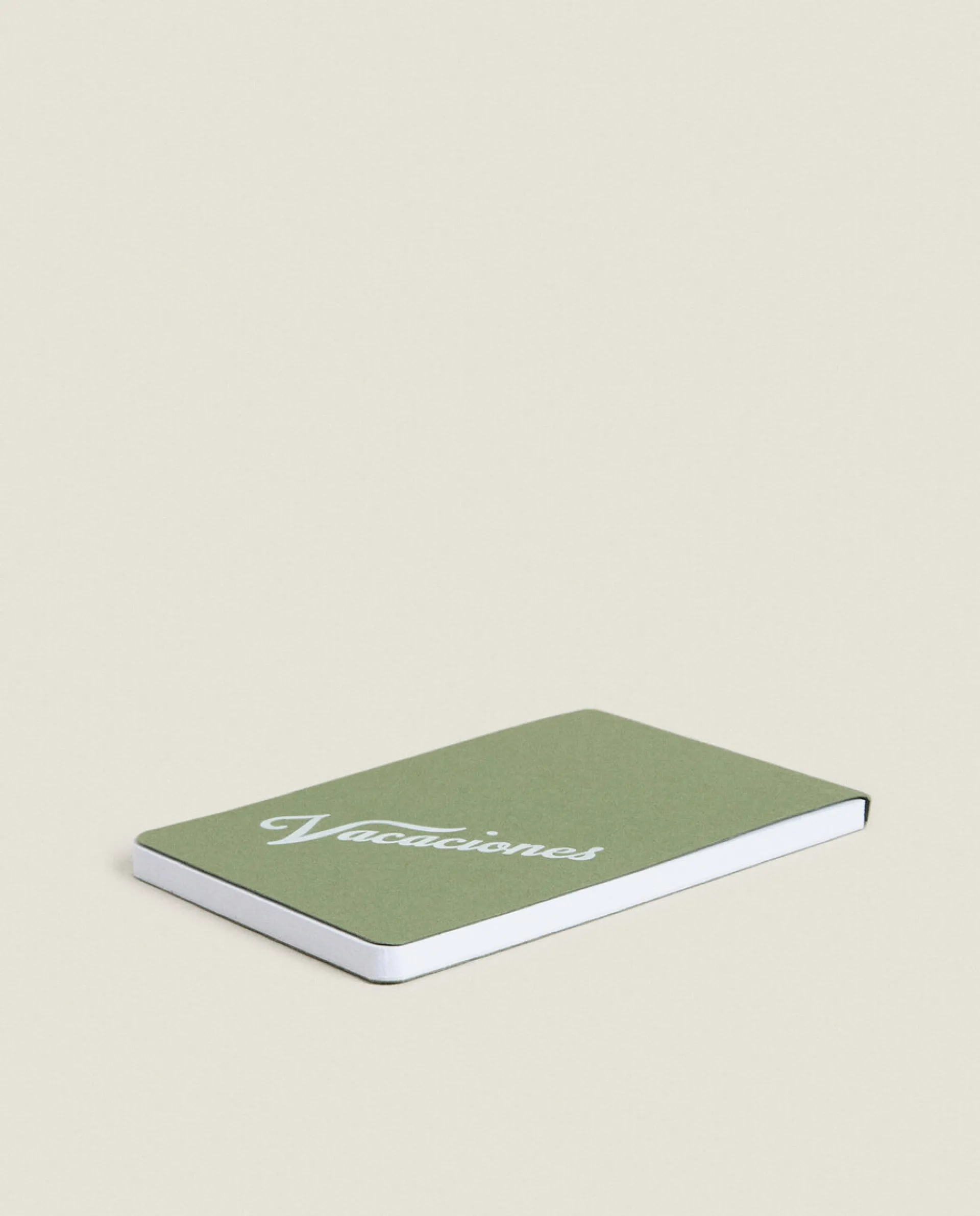 Stationery*ZARA Home Vacaciones Notepad X Saint-Lazare Green