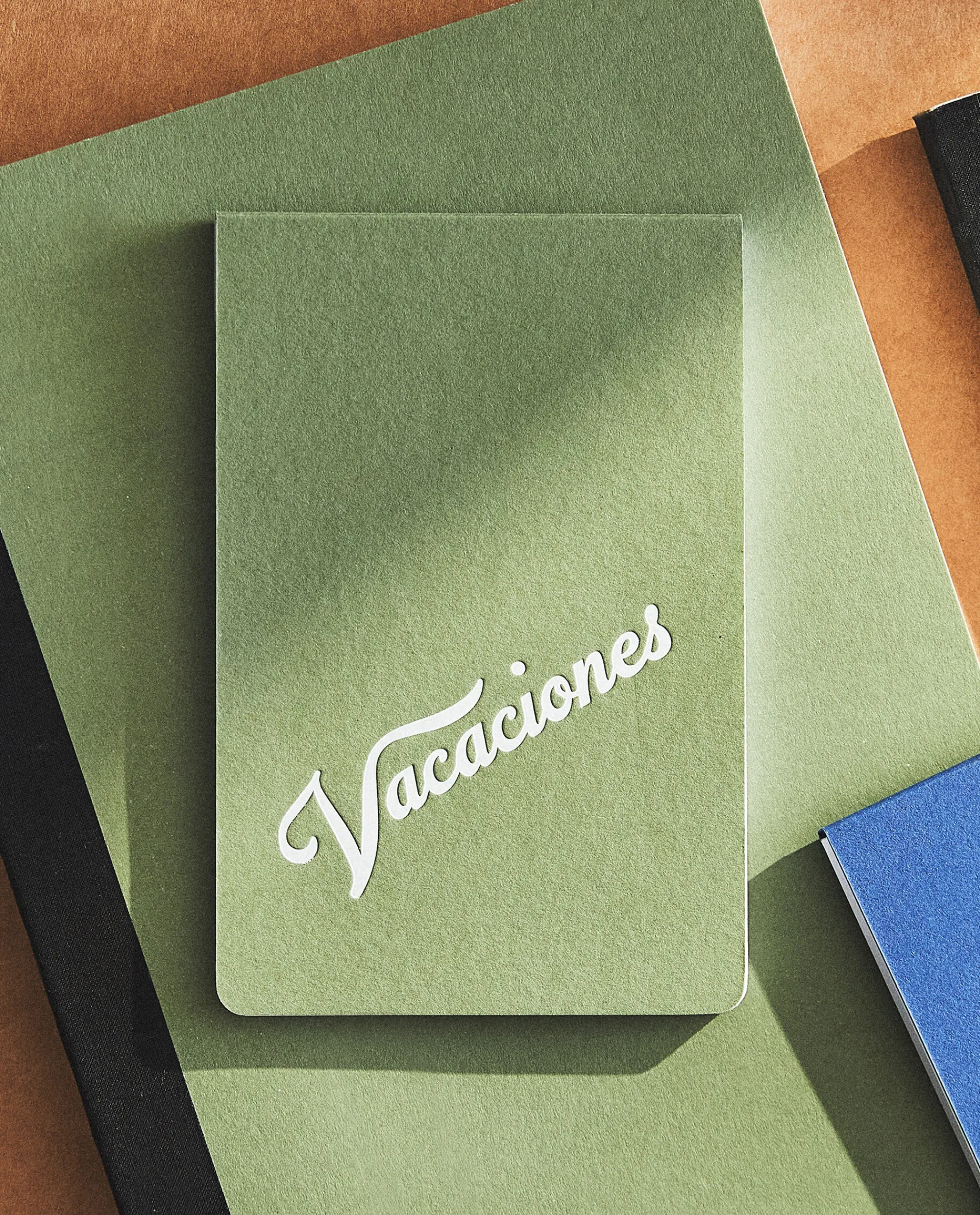 Stationery*ZARA Home Vacaciones Notepad X Saint-Lazare Green