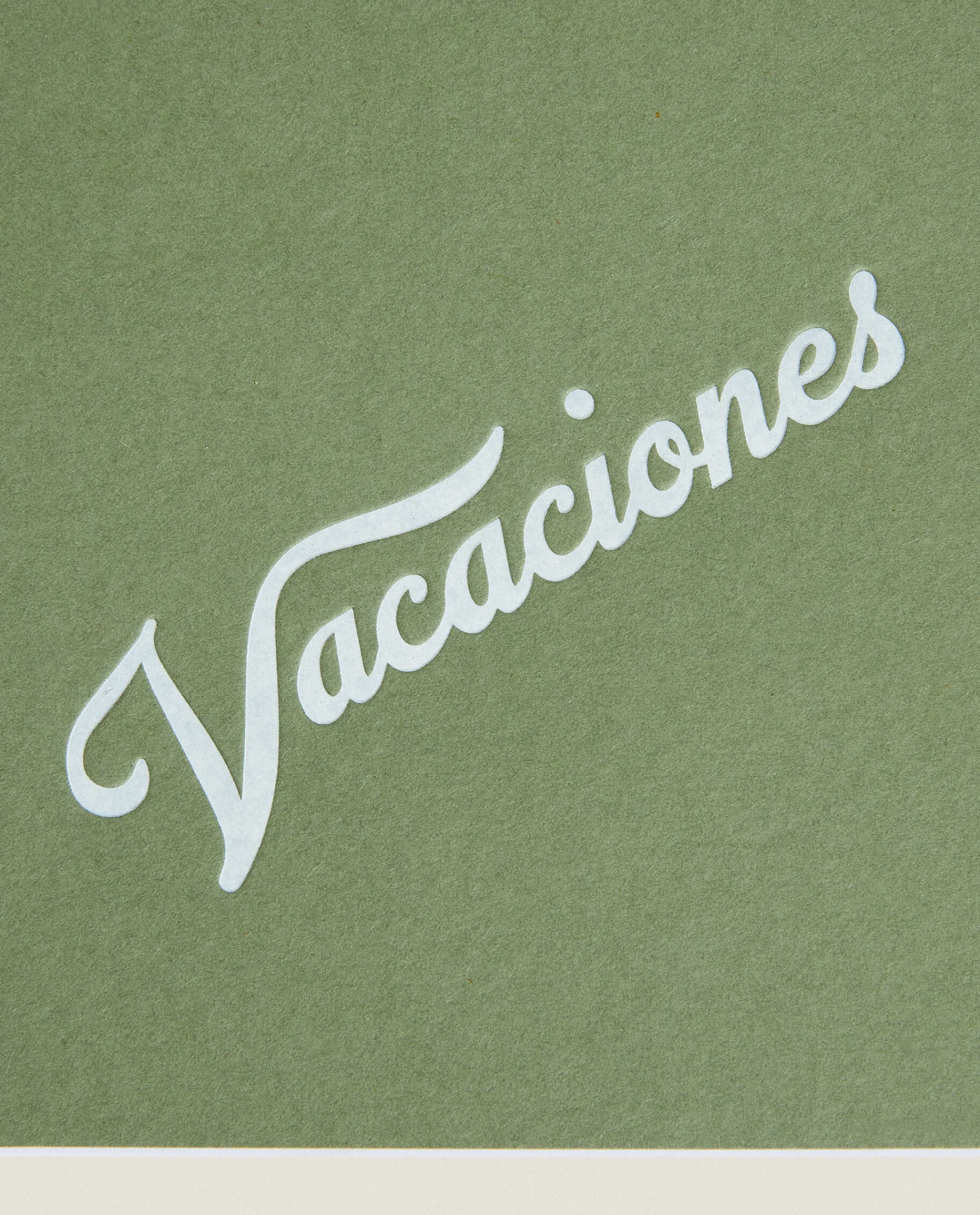 Stationery*ZARA Home Vacaciones Notepad X Saint-Lazare Green