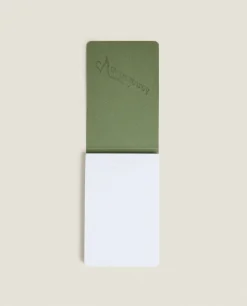 Stationery*ZARA Home Vacaciones Notepad X Saint-Lazare Green