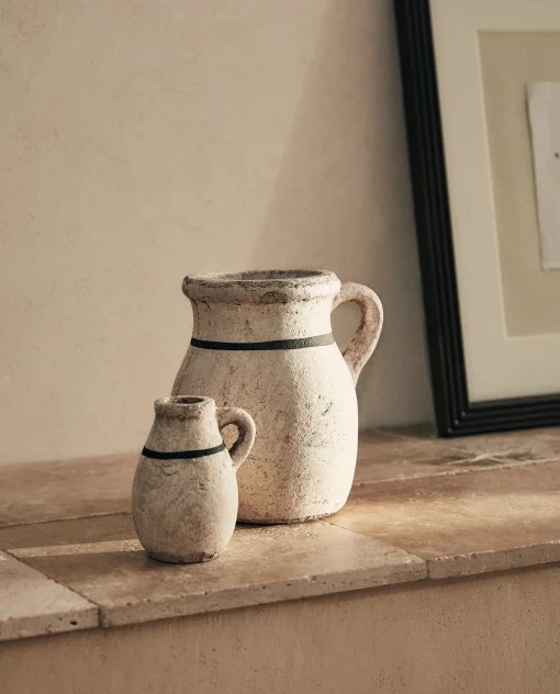 Vases*ZARA Home Vase With Handle Terracotta