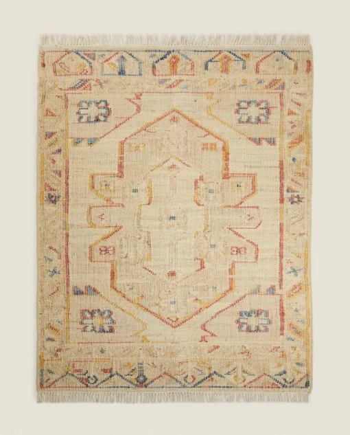 Vintage Design*ZARA Home Vintage Jute Rug Natural Colour