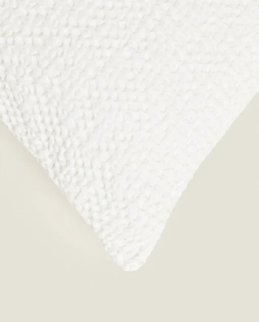 Bedspreads*ZARA Home Waffle-Knit Throw Pillow Cover White