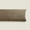 Solid*ZARA Home Washed Linen Throw Pillow Cover Khaki