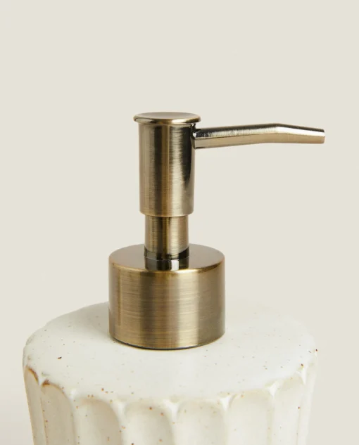 Dispensers*ZARA Home Wavy Ceramic Soap Dispenser 4-111