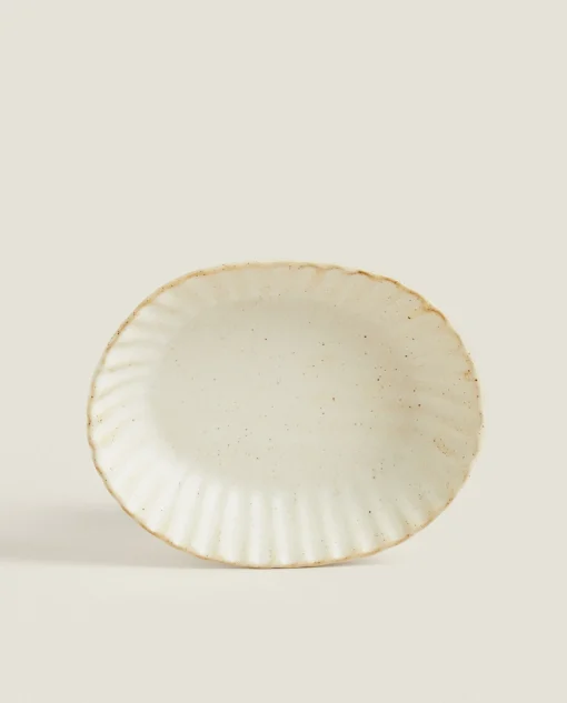 Soap Dishes*ZARA Home Wavy Ceramic Tray 4-111