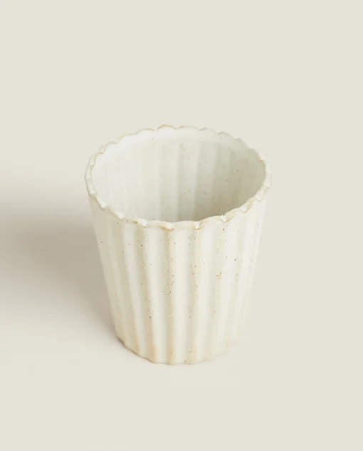 Glasses*ZARA Home Wavy Ceramic Tumbler 4-111