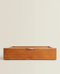 Boxes And Jewelry Boxes*ZARA Home Wooden Jewelery Box Brown
