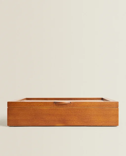 Boxes And Jewelry Boxes*ZARA Home Wooden Jewelery Box Brown