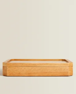 Boxes And Jewelry Boxes*ZARA Home Wooden Jewelery Box Natural Colour