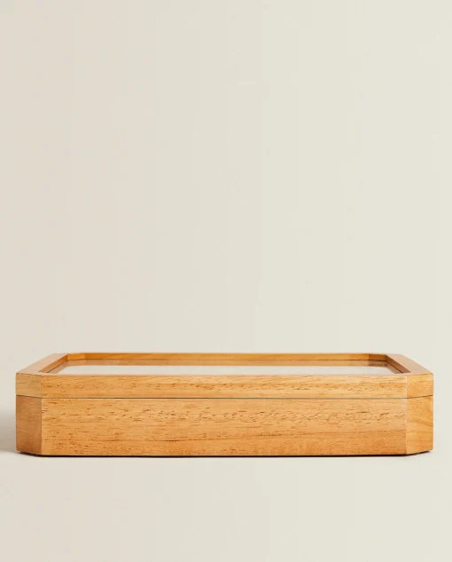 Boxes And Jewelry Boxes*ZARA Home Wooden Jewelery Box Natural Colour