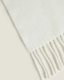 Blankets*ZARA Home Wool Blanket Cream