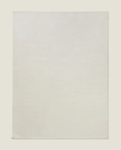 Solid*ZARA Home Wool Blend Rug Cream