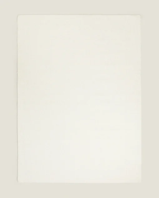 Solid*ZARA Home Wool Rug Cream