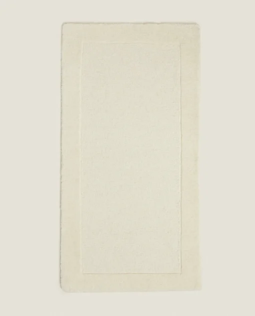Solid*ZARA Home Wool Rug White