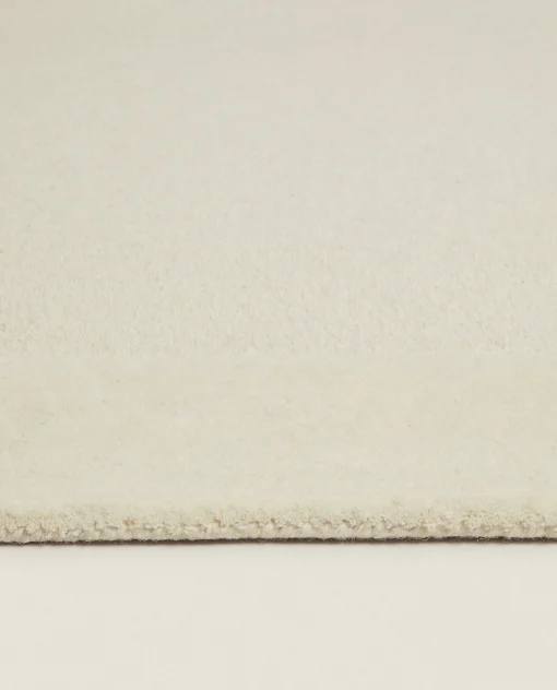 Solid*ZARA Home Wool Rug White