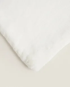 Blankets*ZARA Home Xl Plain Faux Fur Blanket Cream
